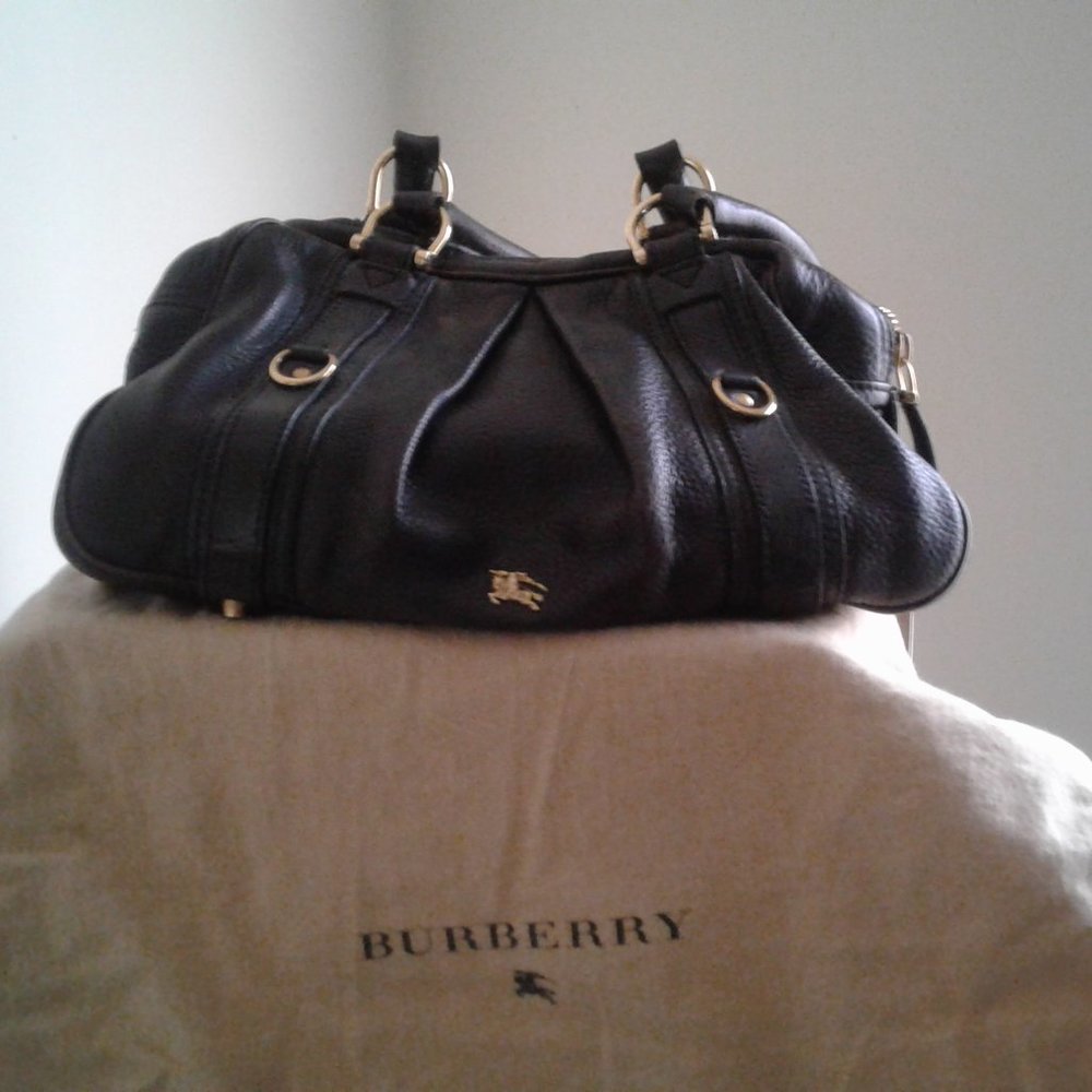 Dark Brown, always in style, Burberry Casual satchel bag